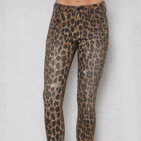 Pacsun mid rise skinniest leopard - Picture 2 of 8